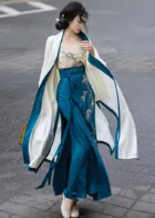 Bamboo Narrative |  Jacquard Embroidery Modern Hanfu（竹子物语）