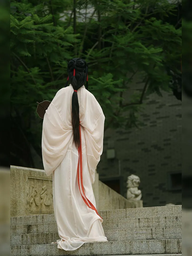 Hanfu dress – Warring States Masan Chu Tomb replica trailing Zhiju robe