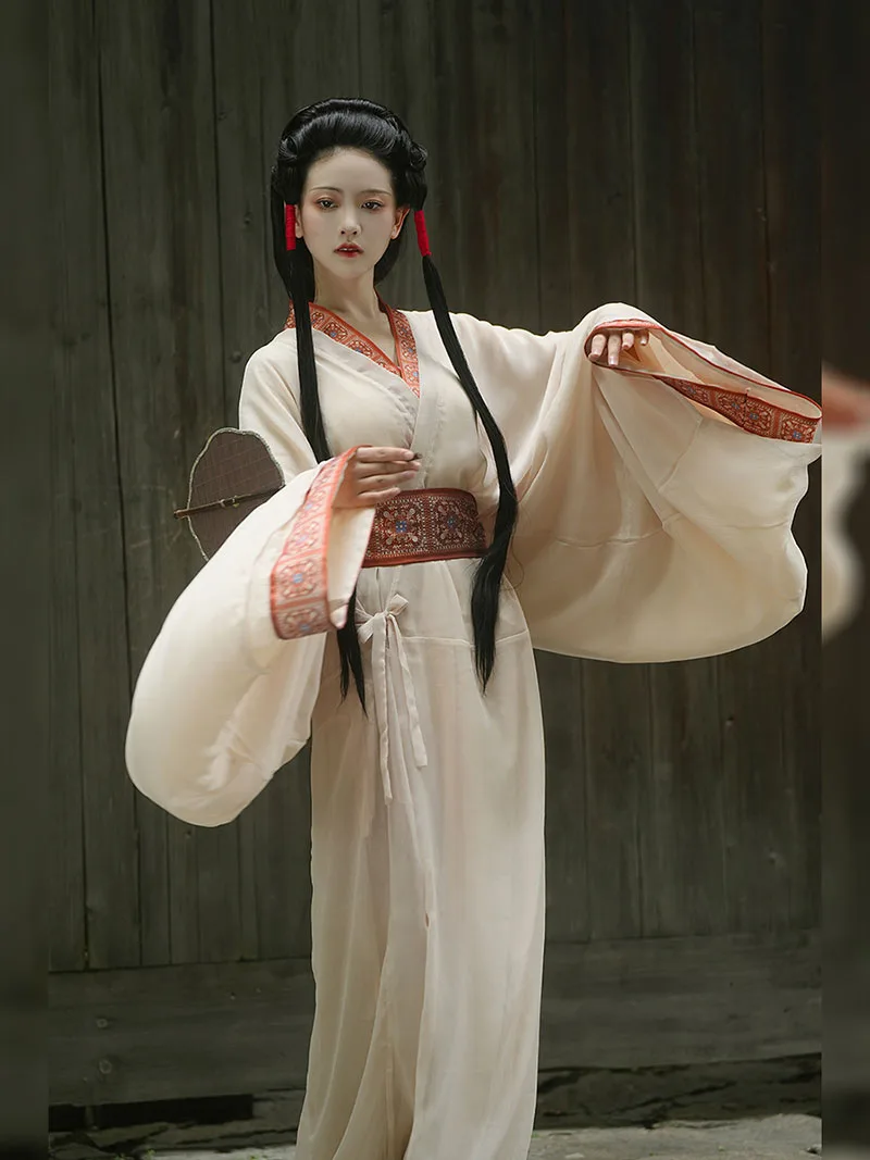Hanfu dress – Warring States Masan Chu Tomb replica trailing Zhiju robe