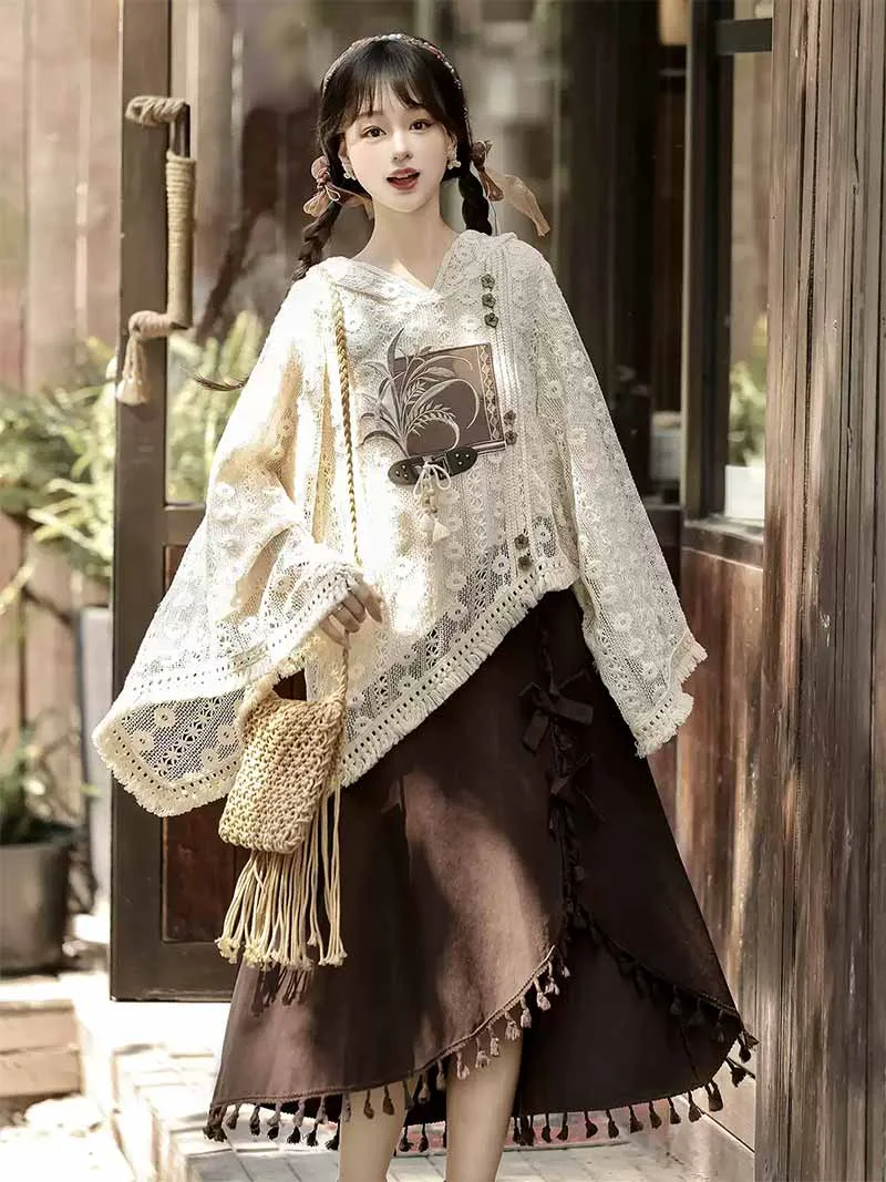 Hanfu modern dress in elegant new Chinese style with refined daily wear design