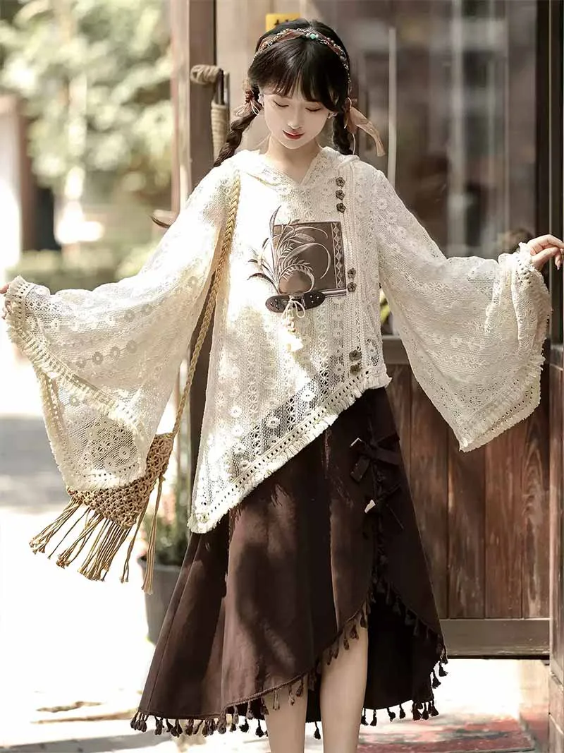 Hanfu modern dress in elegant new Chinese style with refined daily wear design