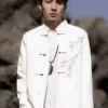 Chinese Style Tang Suit men’s jacket with traditional frog buttons and relaxed modern design