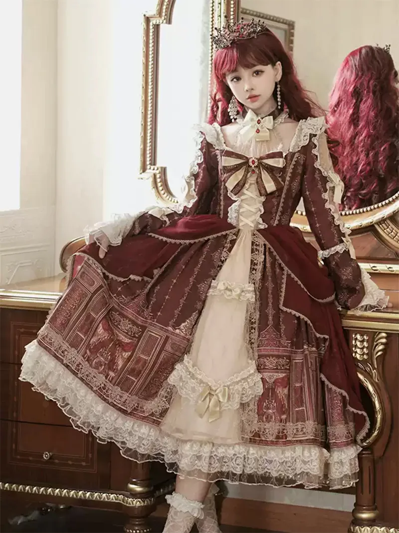 Dress Palace Lolita Girls | Elegant Baroque Princess Lolita Dress - Image 3