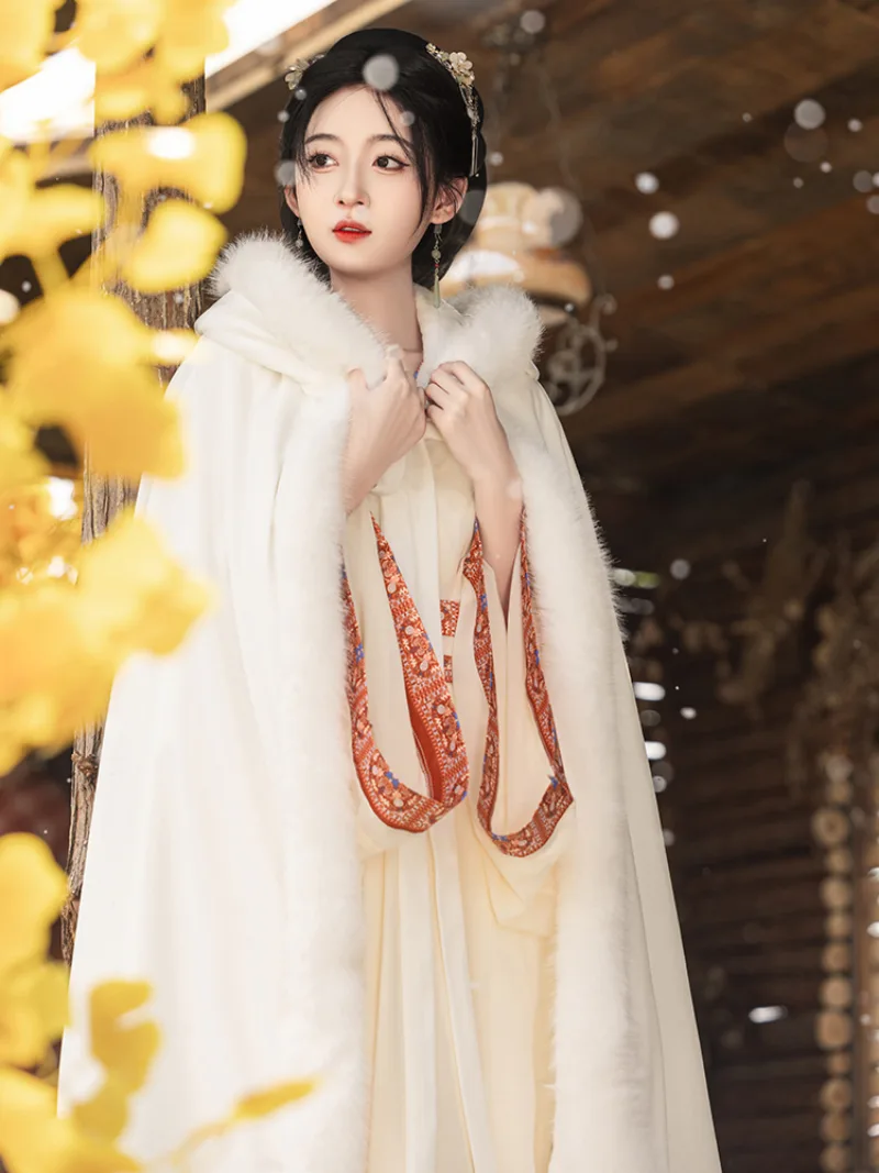 Elegant Hanfu China outfit with flowing skirt and traditional Chinese design for women