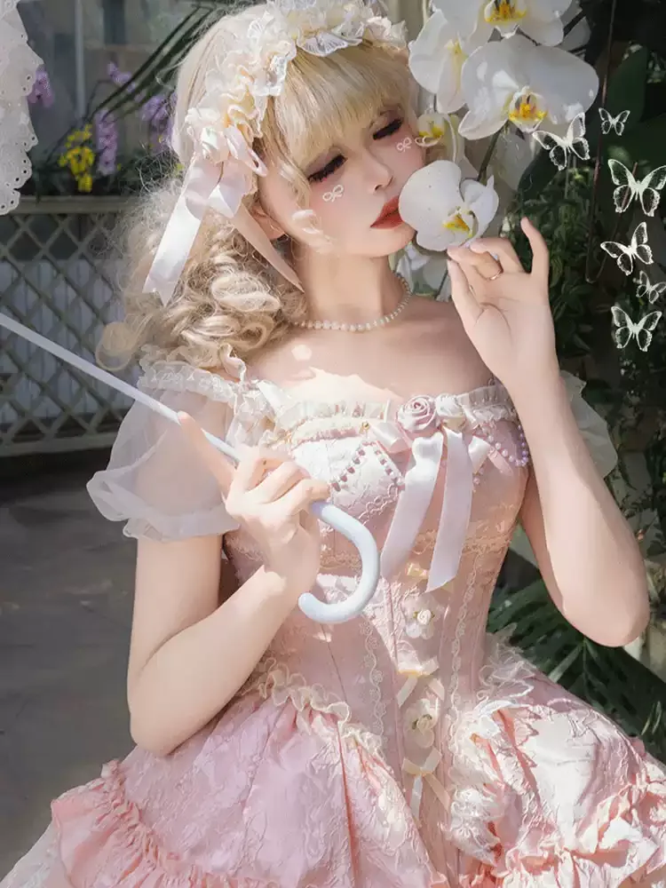 Lolita city dress original doll-style ballet JSK princess dress with cute and elegant daily lolita design
