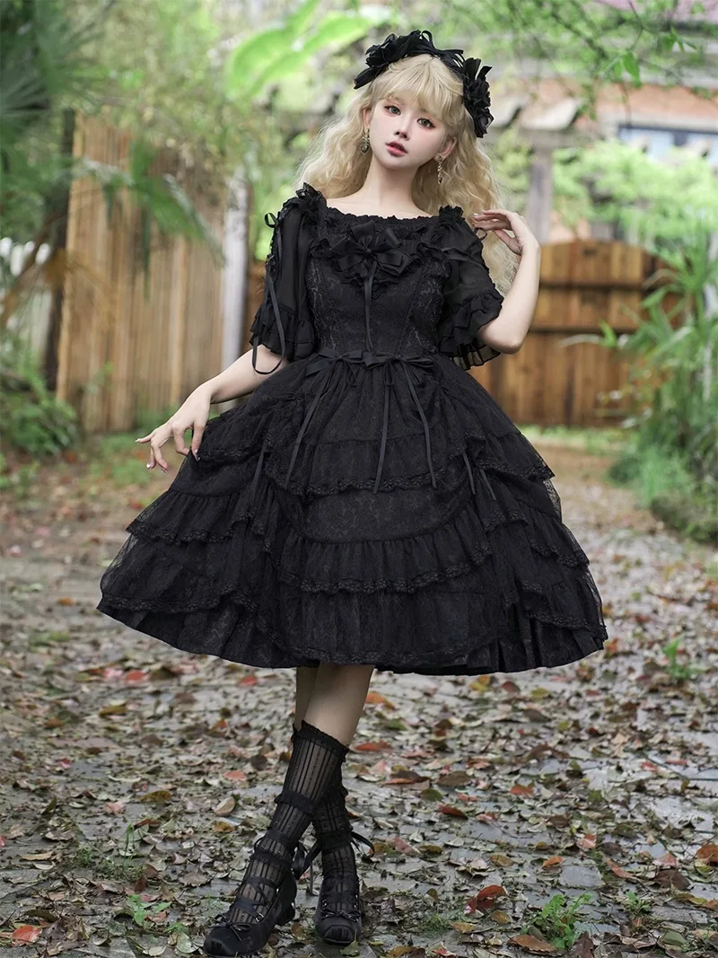 Elegant Iris Love Lollita Dress original vintage JSK princess outfit for women spring summer fashion