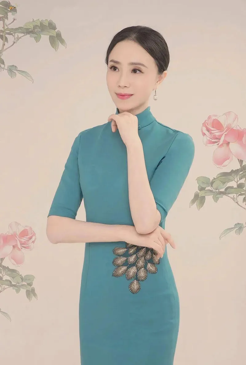 Modern cheongsam dress showcasing elegant design, soft fabric, and the perfect balance between traditional charm and modern fashion.