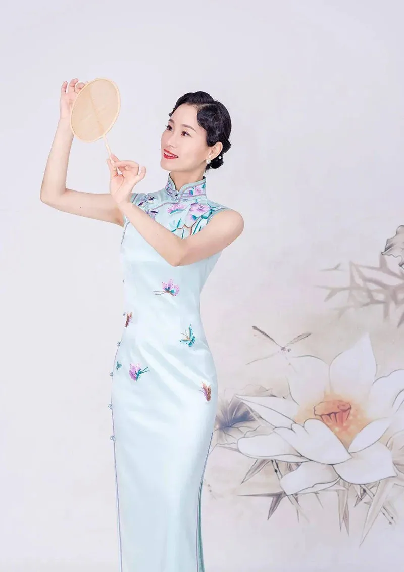 Modern cheongsam dress showcasing elegant design, soft fabric, and the perfect balance between traditional charm and modern fashion.