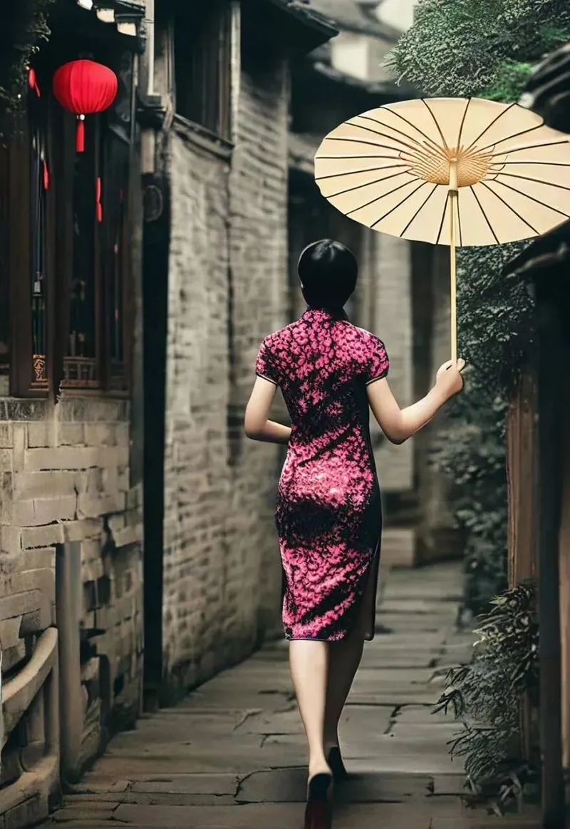 Traditional qipao Chinese dress reflecting timeless Chinese heritage and feminine elegance