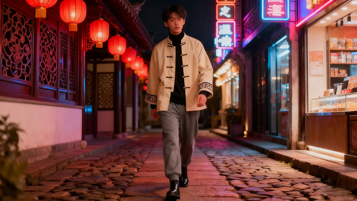What Is A Tang Suit — traditional Chinese jacket with mandarin collar and frog buttons symbolizing elegance and culture