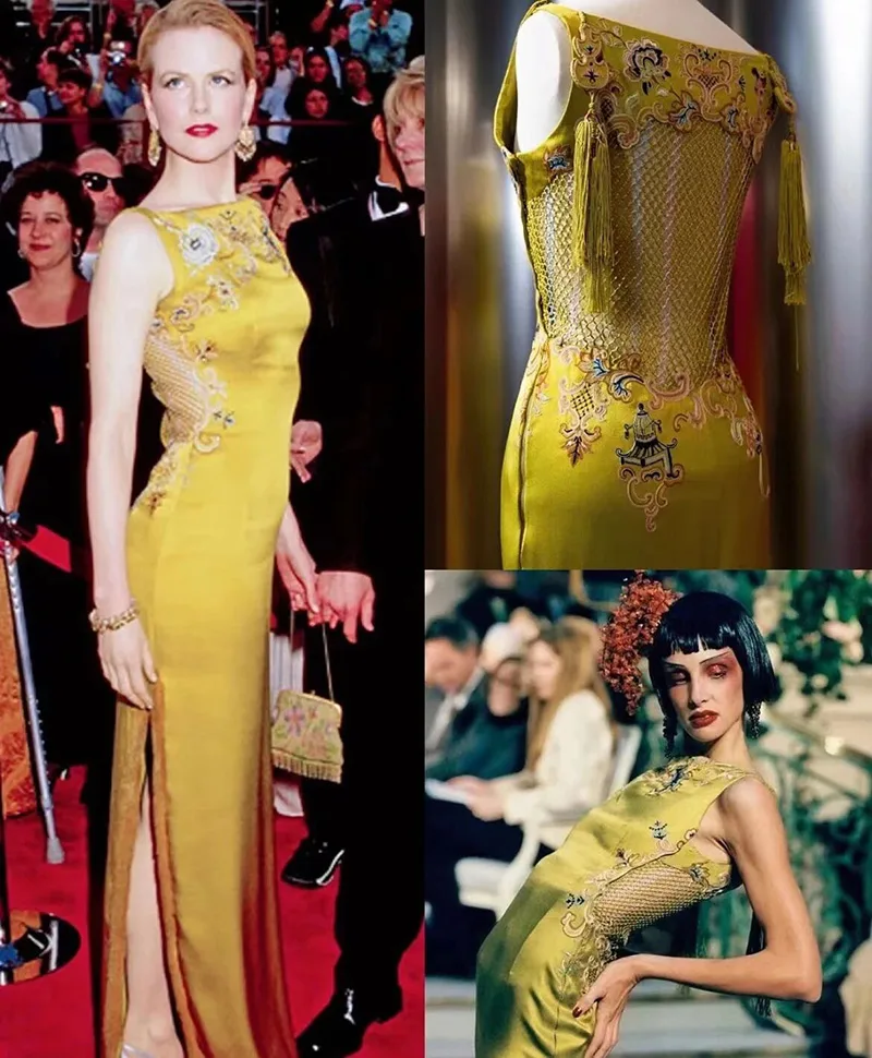 Women qipao expressing traditional Chinese elegance and cultural heritage.