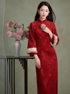 Red Qipao Dress
